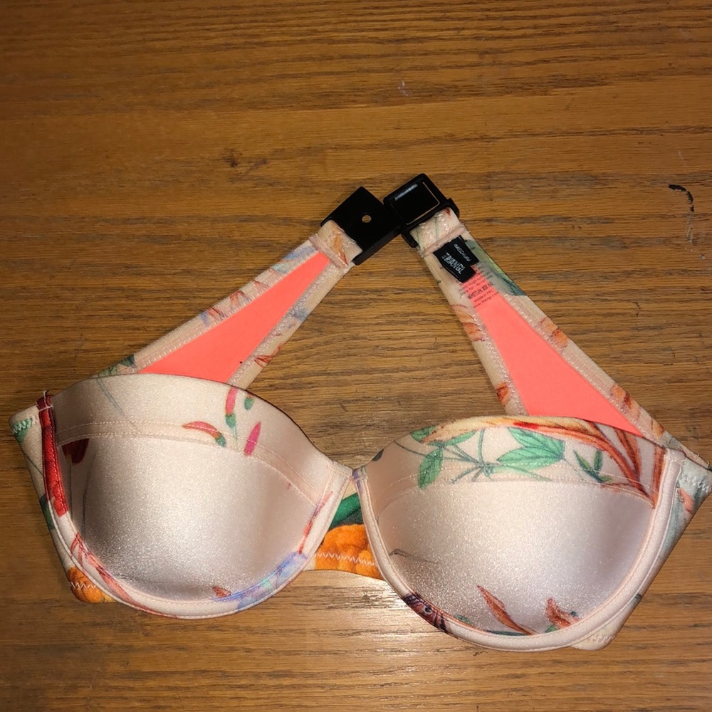Triangl Flower Pattern Bikini Top - image 2